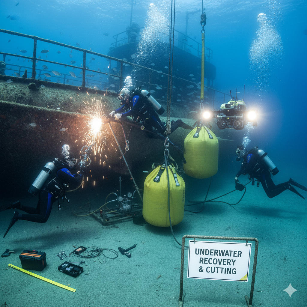 Underwater recovery & cutting