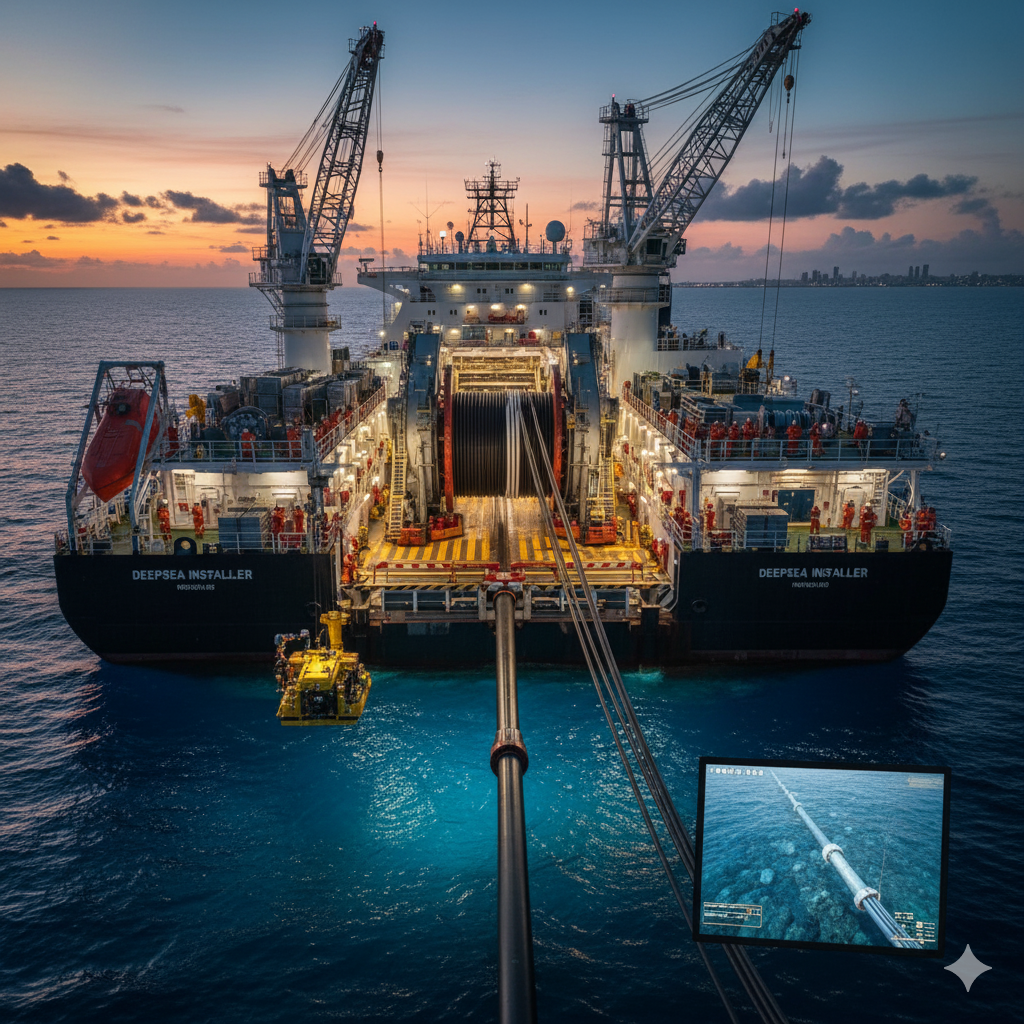 Subsea cable & pipeline laying